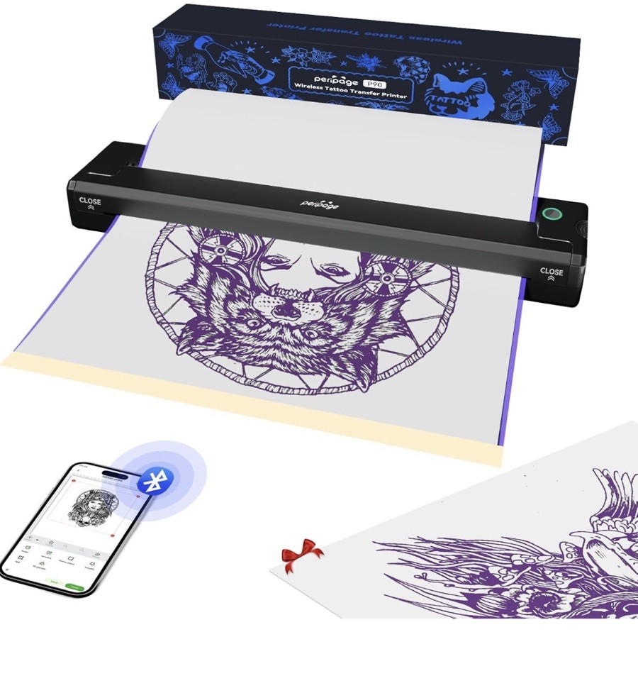 PeriPage Wireless Tattoo Stencil Printer - Professional & Beginner ( SEALED)