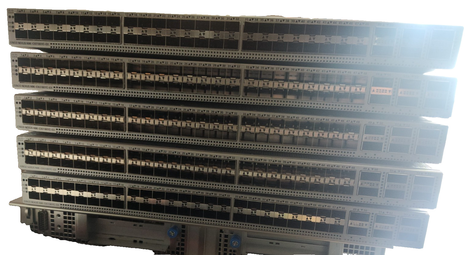 Cisco Nexus 9000 N9K N9K-C93180YC-FX Switch Switches 10/25/32G and 40/100G FS