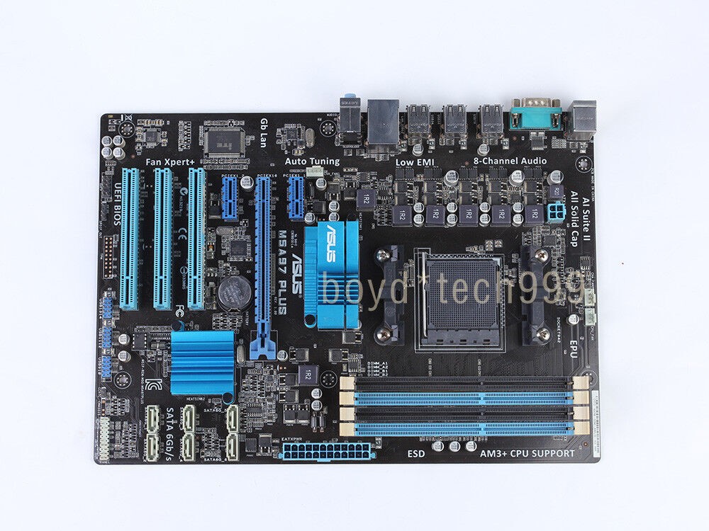 ASUS M5A97 PLUS Motherboard Socket AM3+ AMD 970 DDR3 ATX tested