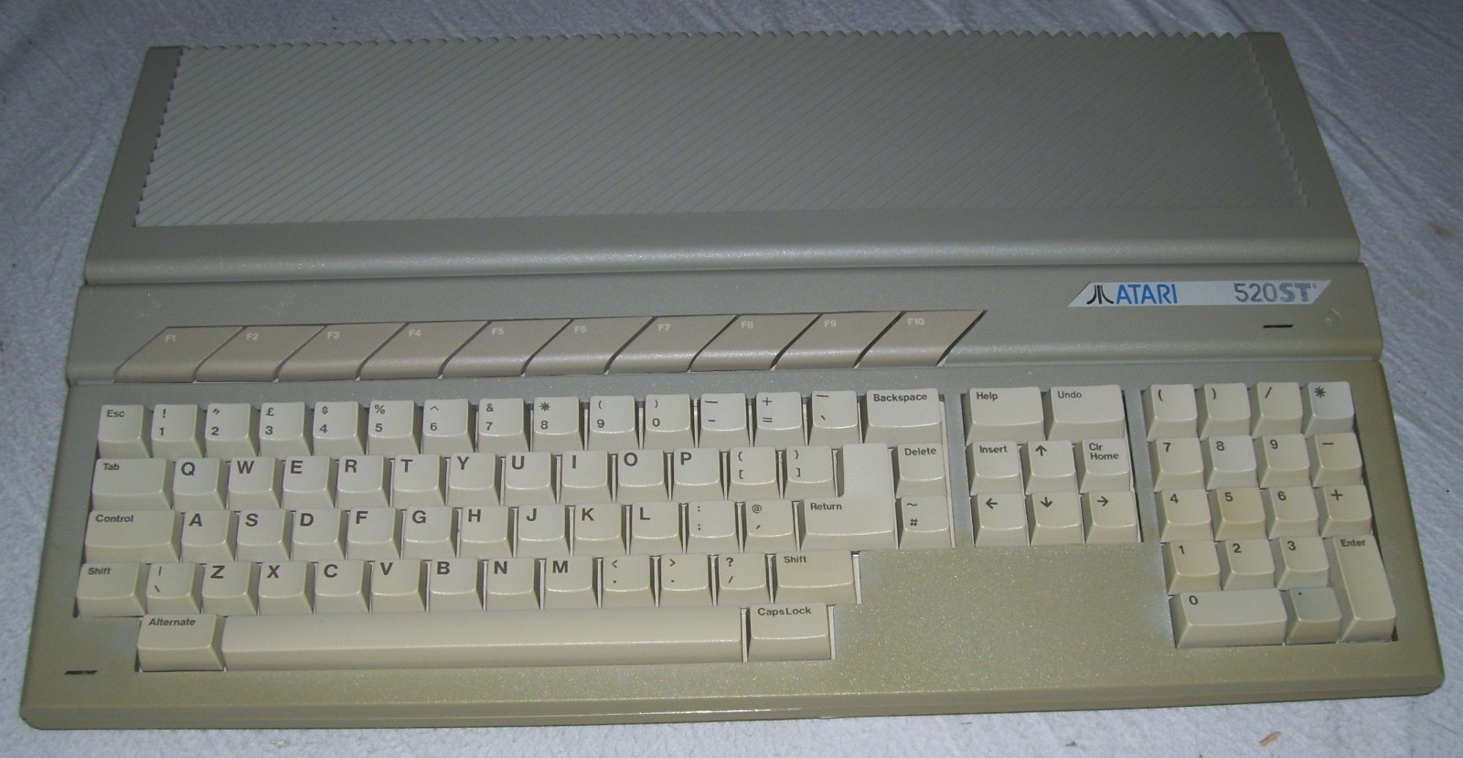 Atari ST 520 STE Computer 4MB 4096 Memory TOS 1.62 Good DMA 720K FDD TESTED OK