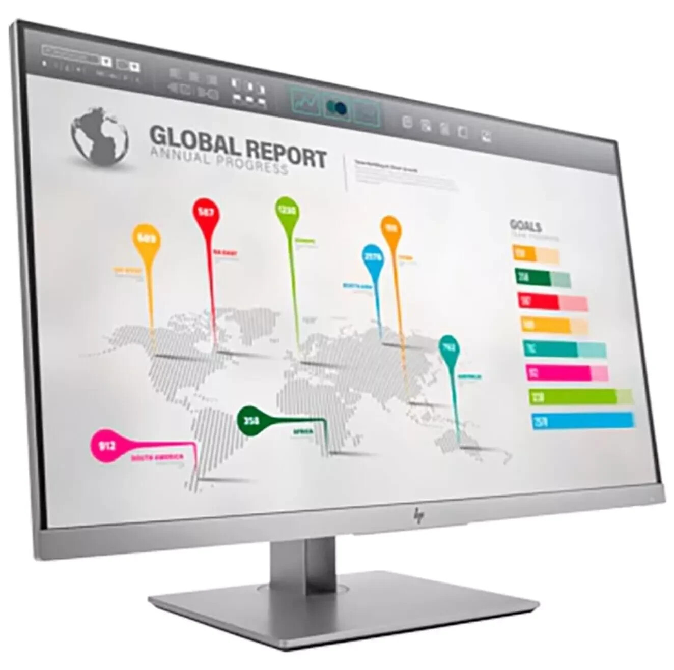 HP EliteDisplay E273q | HDMI VGA DisplayPort 2560 x 1440 | New Sealed
