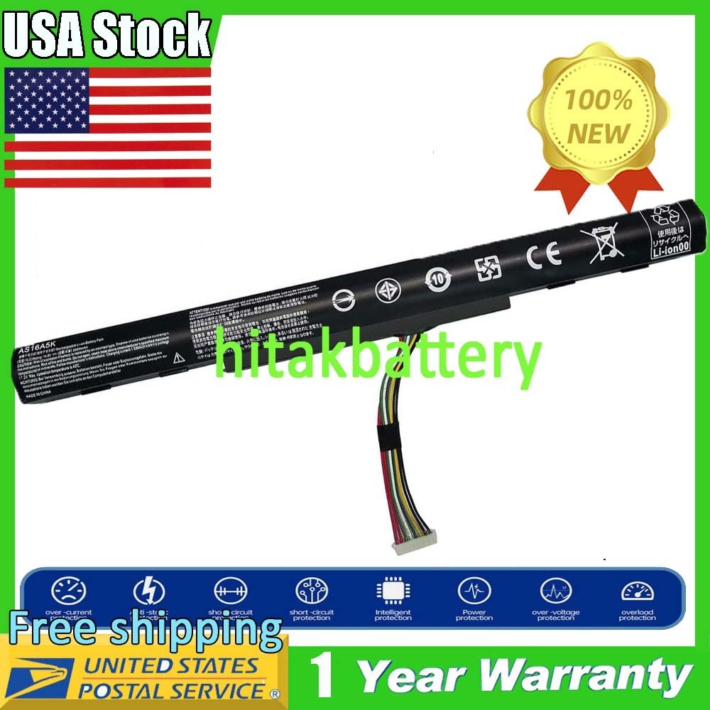 AS16A5K AS16A7K AS16A8K Battery for Acer Aspire E15 E5-475G 523G 553G 573G 575G