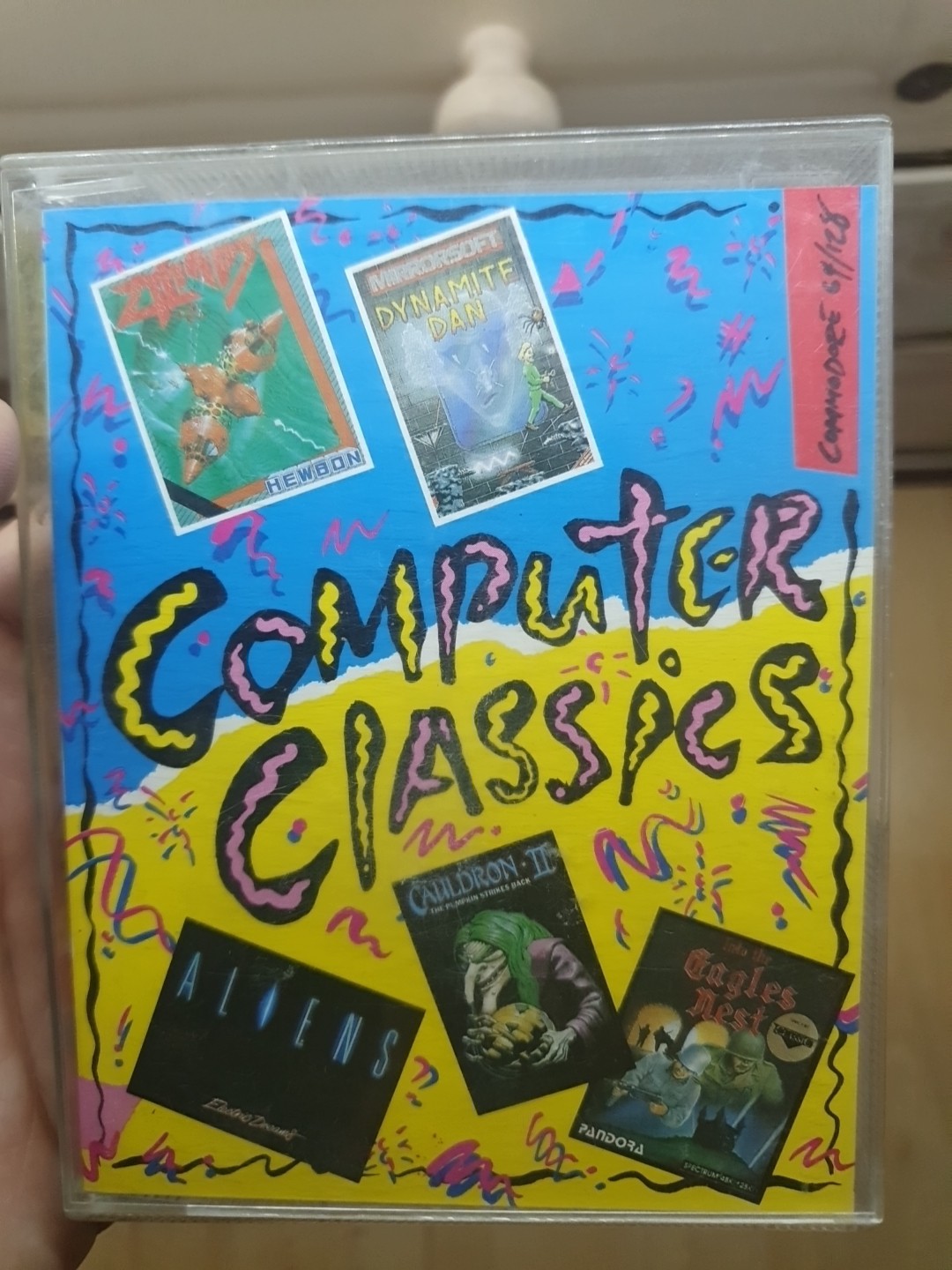 CCOMMODORE 64 ORIGINAL GAME ON COLLECTIBLE CASSETTE YEARS 1980-1990 CLASSICS