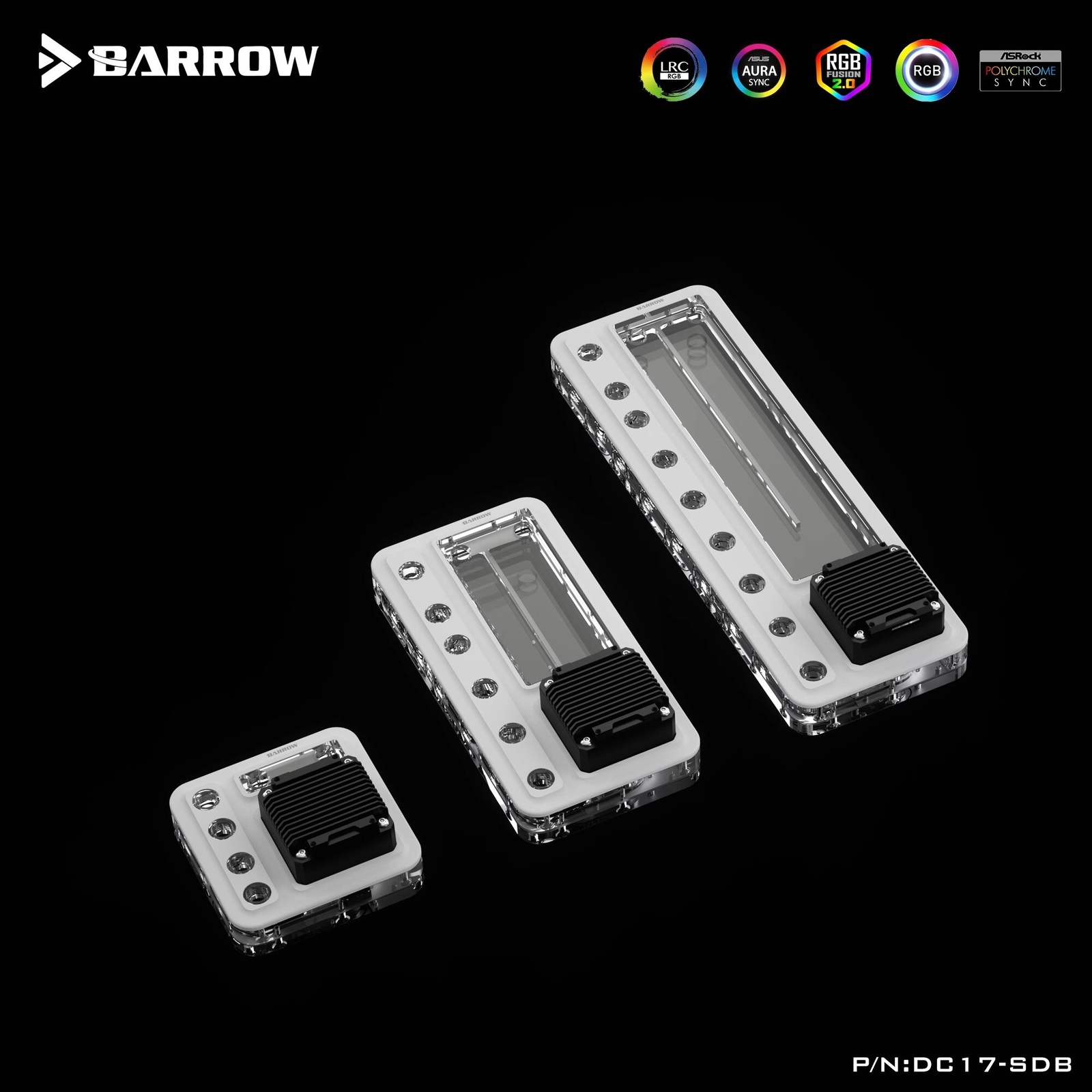 Barrow Distro Plate 120/240/360MM Universal Integrated Pump Waterway Board