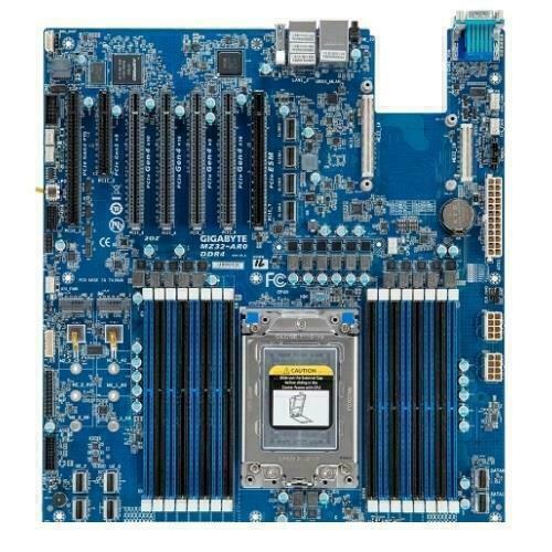 Used Gigabyte MZ32-AR0 Motherboard E-ATX SP3 5 PCIe Gen4 for EPYC 7002