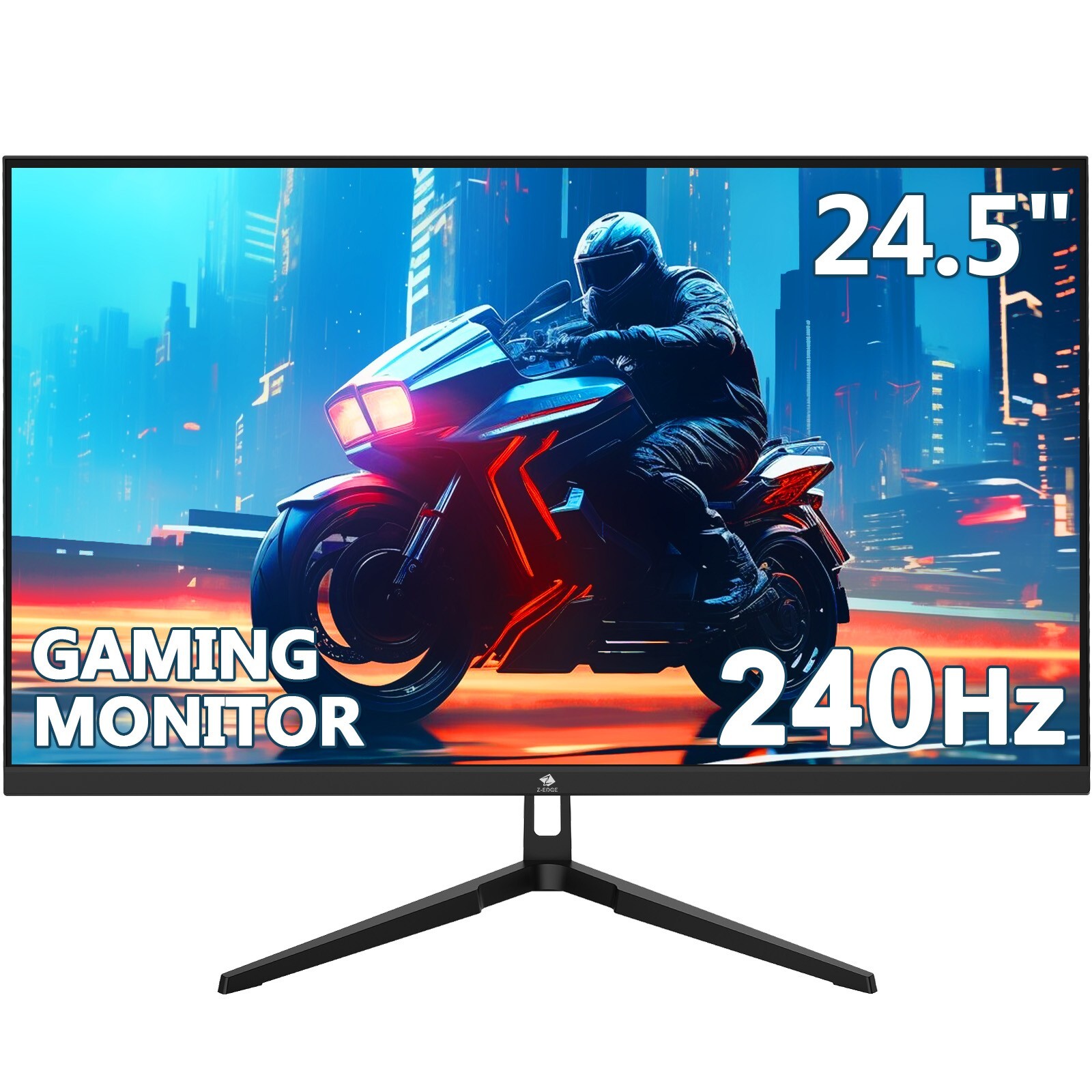 Z-EDGE 24.5" 1080P FHD 240 Hz 1 ms Flat Panel Gaming Monitor, FreeSync, 350cd/m²