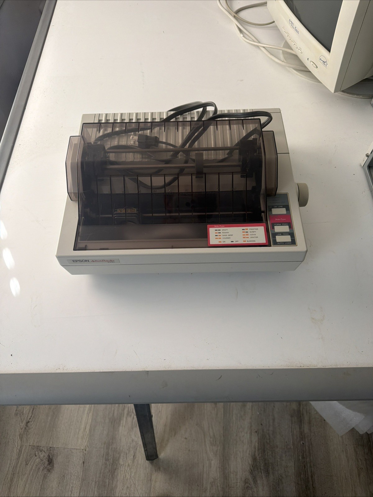 Vintage Epson L-1000 Dot Action Printer / Model P78PA (Sold as is)