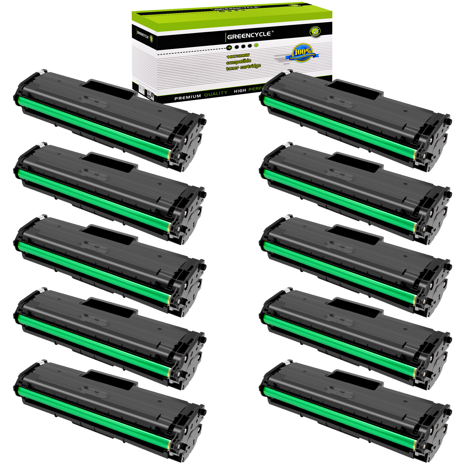 10PK MLT-D101S D101L Toner Cartridge Fits For Samsung ML-2165 SCX-3405FW SF-760P