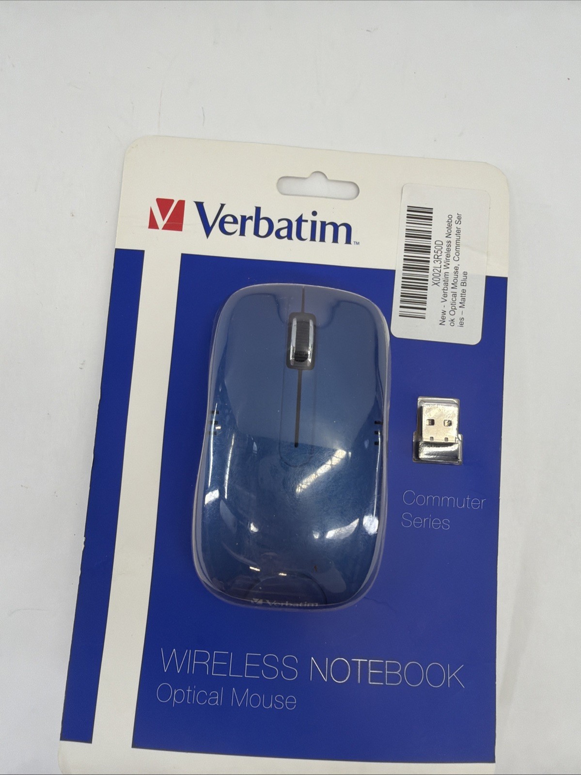 Verbatim Wireless Notebook Optical Mouse, 99766, Commuter Series, Matte Blue