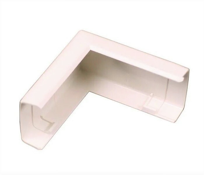 Legrand Wiremold NM8 Non-Metallic PVC Raceway Outside Elbow, Ivory