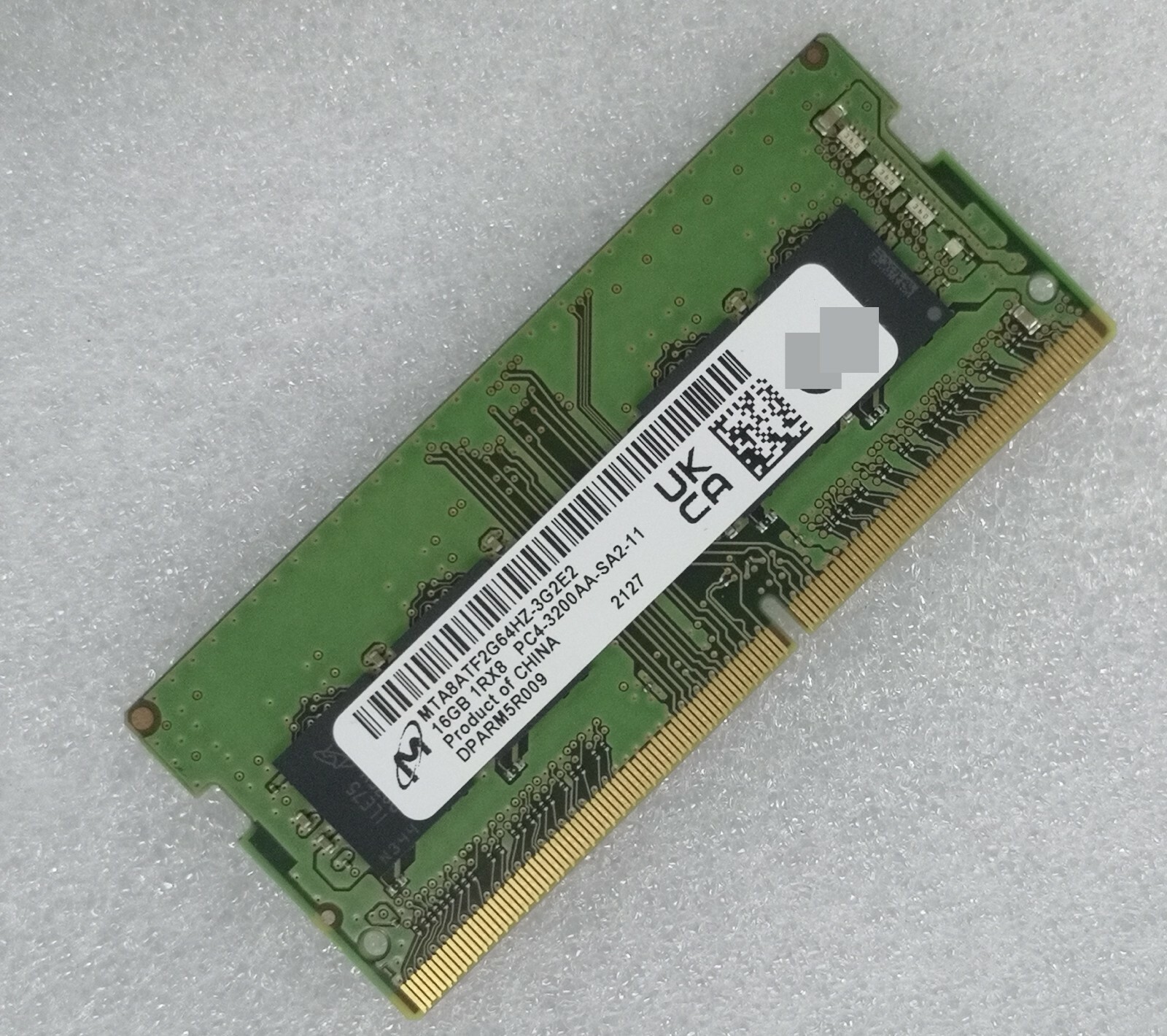 MT Micron 16GB DDR4 3200 Laptop SODIMM RAM 1Rx8 PC4-25600 for Lenovo HP Dell Ace
