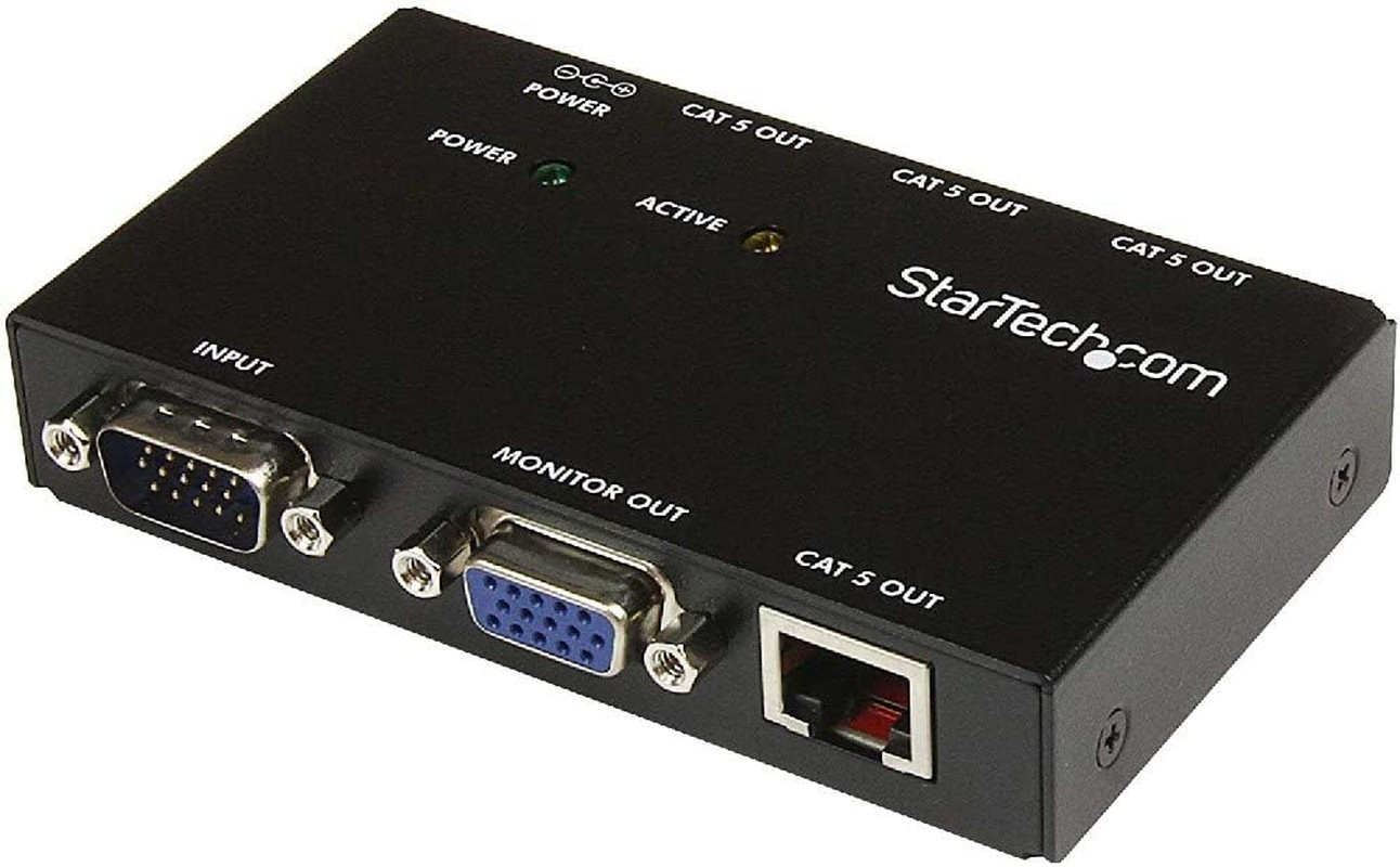 .Com VGA over CAT5 Video Extender - VGA Extender - 450Ft (150M) - 4-Port , TAA (