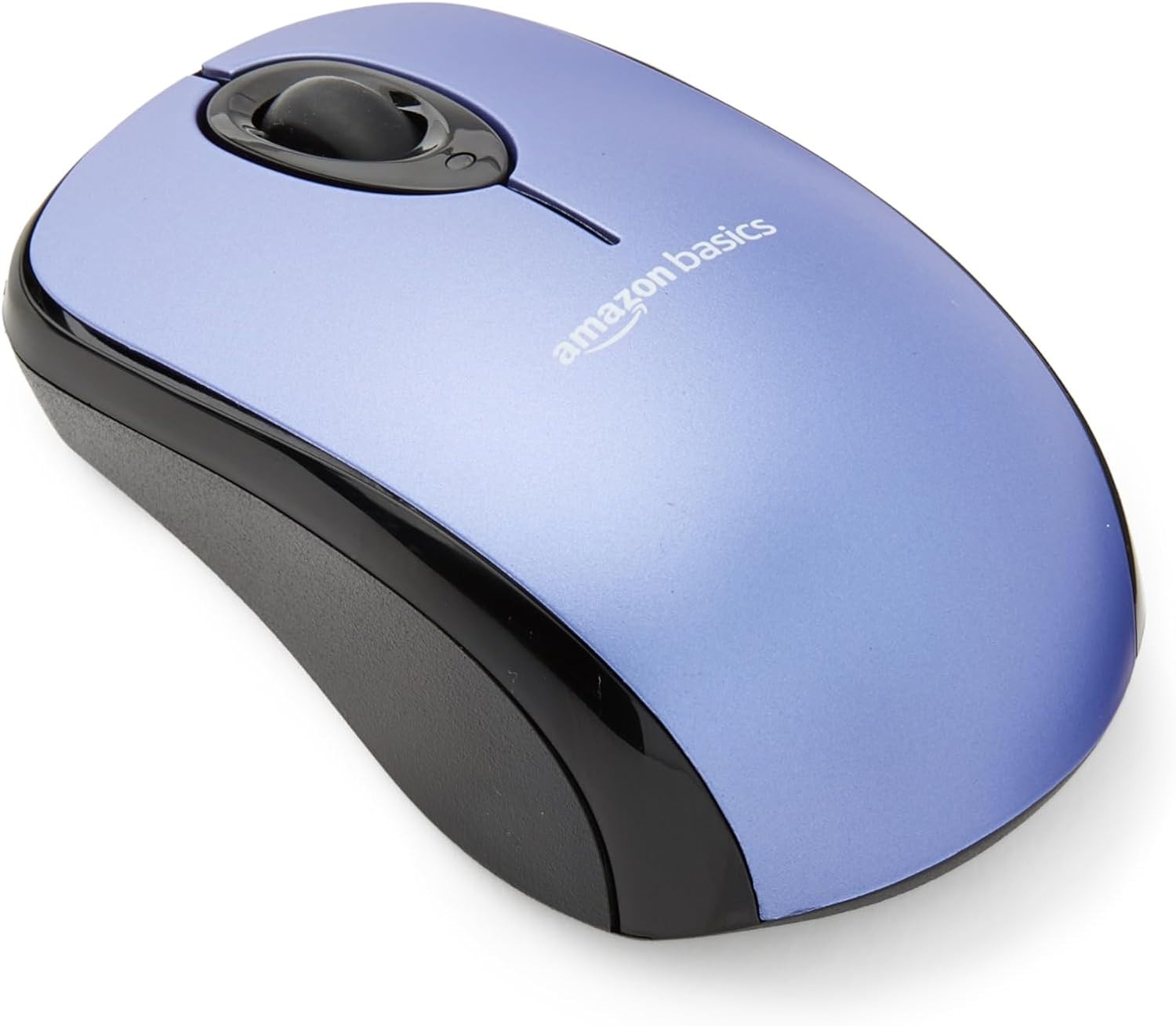 Amazon Basics 2.4 GHz Wireless Optical Computer Mouse with USB Nano Receiver,