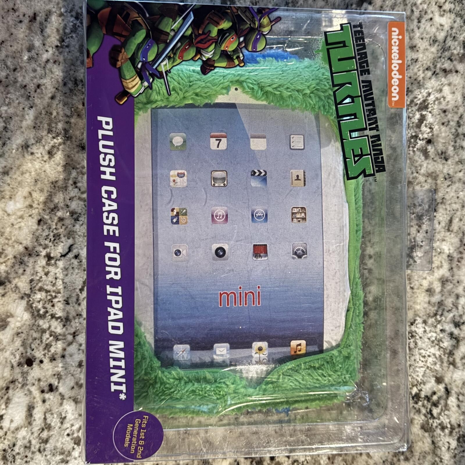TMNT iPad Mini Case Fuzzy Plush Cover Teenage Mutant Ninja Turtles Nickelodeon