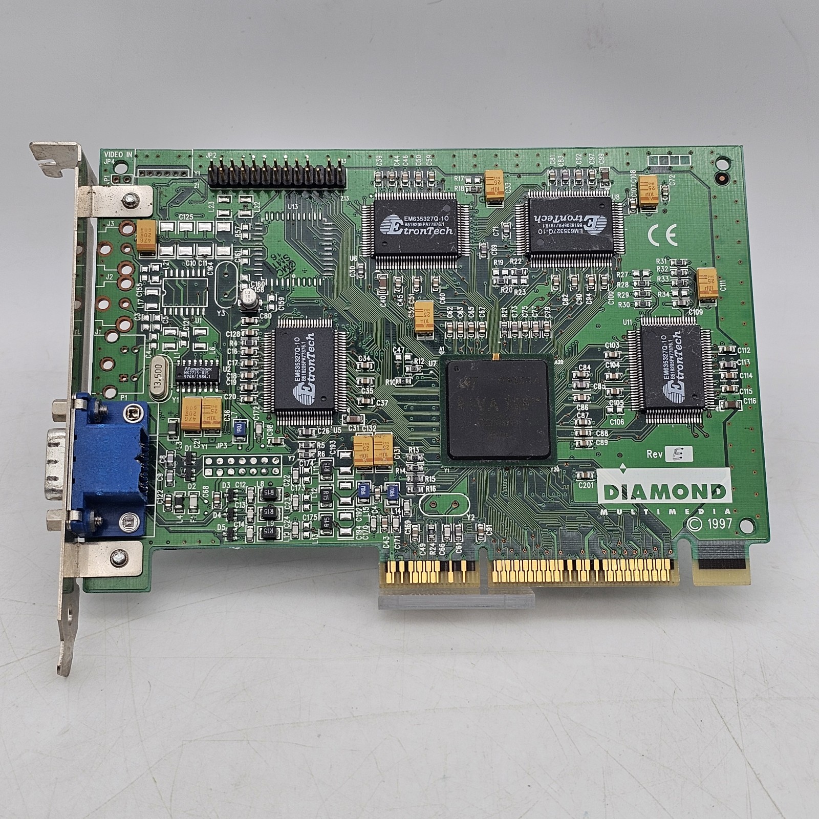 Vintage Retro Diamond Viper V330 AGP 4MB OEM Nvidia RIVA 128 AGP VGA Card