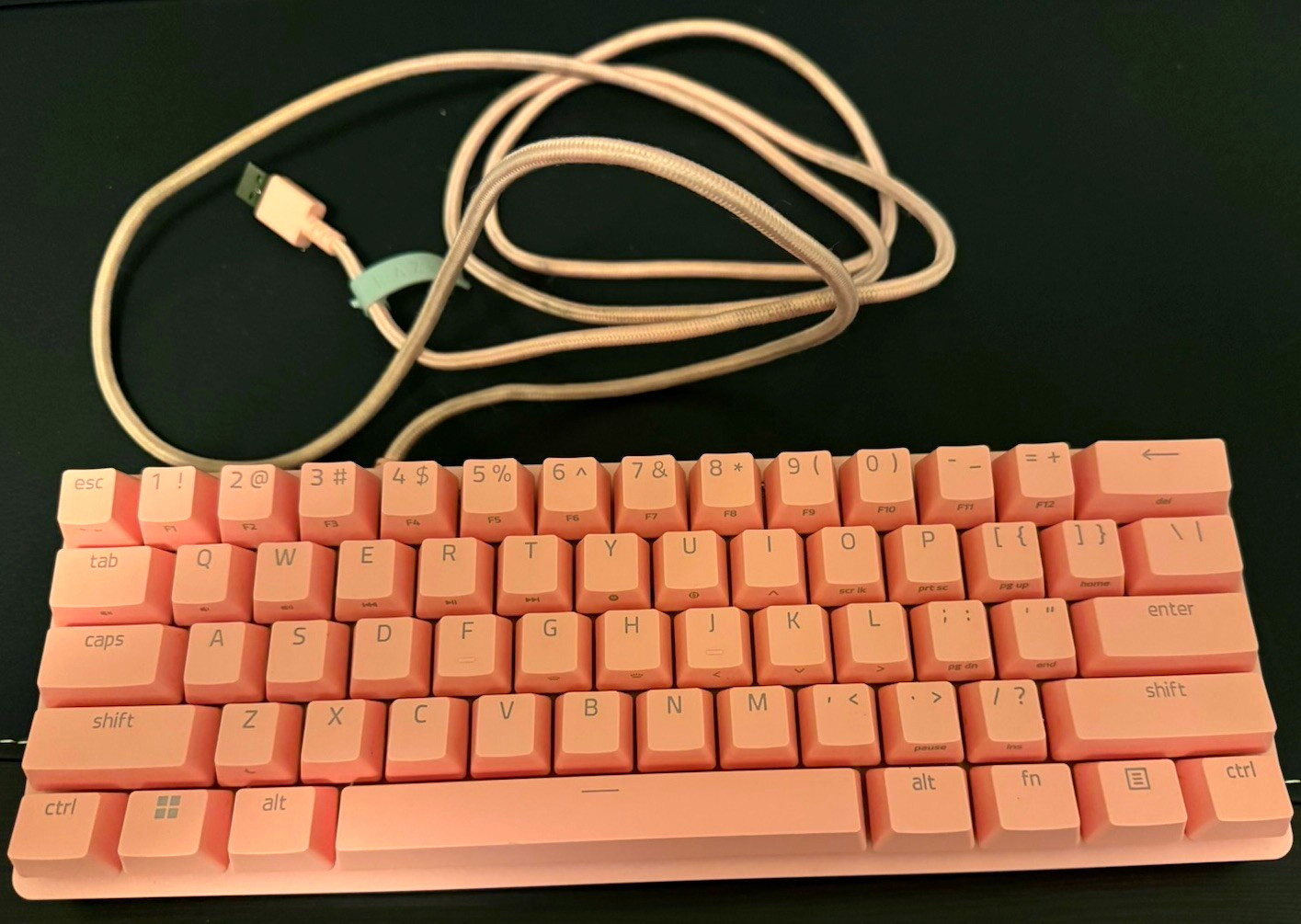Razer Huntsman Mini Pink Illuminated Quartz English Wired USB Gaming Keyboard