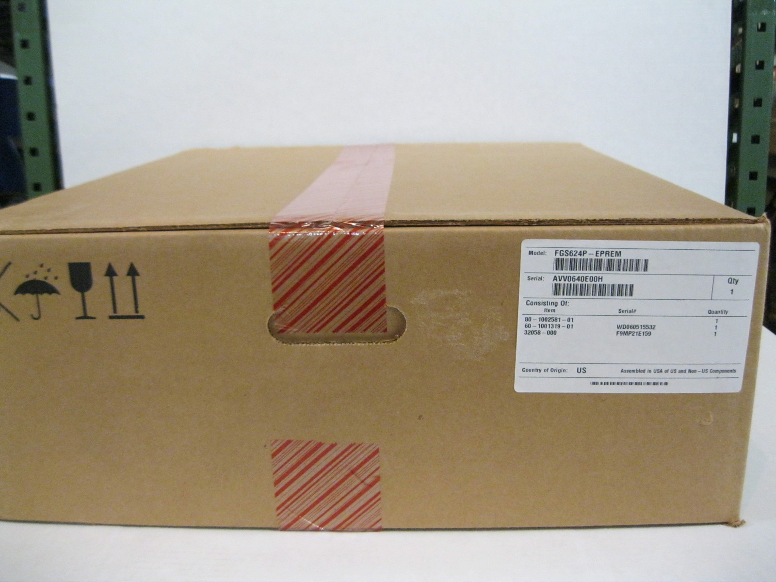 NEW FGS624P-EPREM Foundry FastIron GS 24-10/100/1000 Switch L3 + SFP