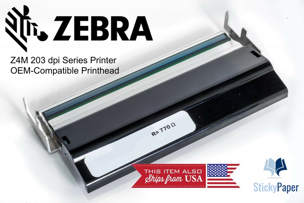 Zebra Z4M 203 dpi Printhead (G79056-1M) USA Stocked & Shipped