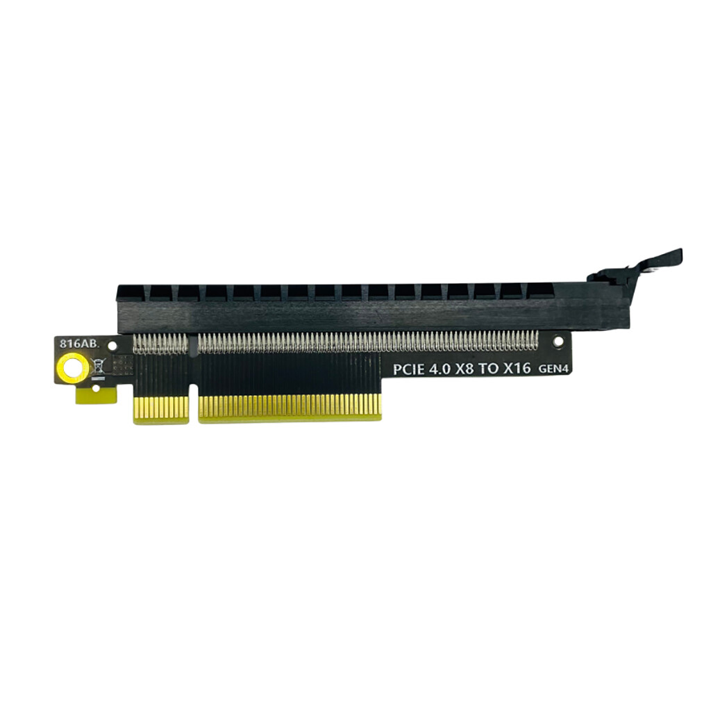XT-XINTE PCIe 4.0 X4 /X8 to X16 Riser Card Converter / X16 90degree Right Angled