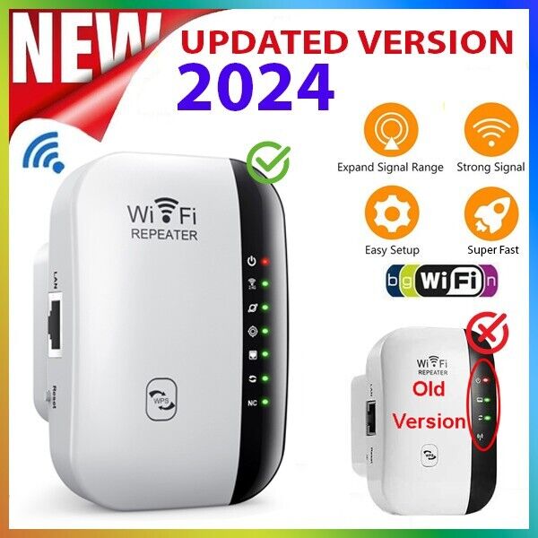 WiFi Range Extender Internet Signal Booster Network Router Wireless Repeater 300