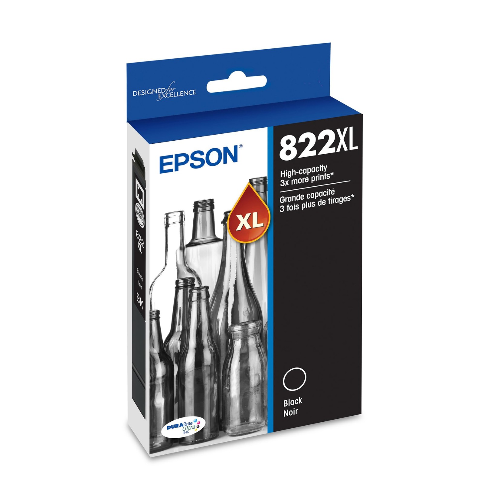 Epson DURABrite Ultra High Capacity Black Ink for WF Printers Fast Drying