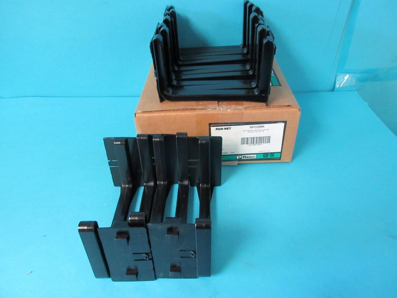 New Case of 16 Panduit Pan-Net Plastic Frame Center D-Rings Model NFCDRK