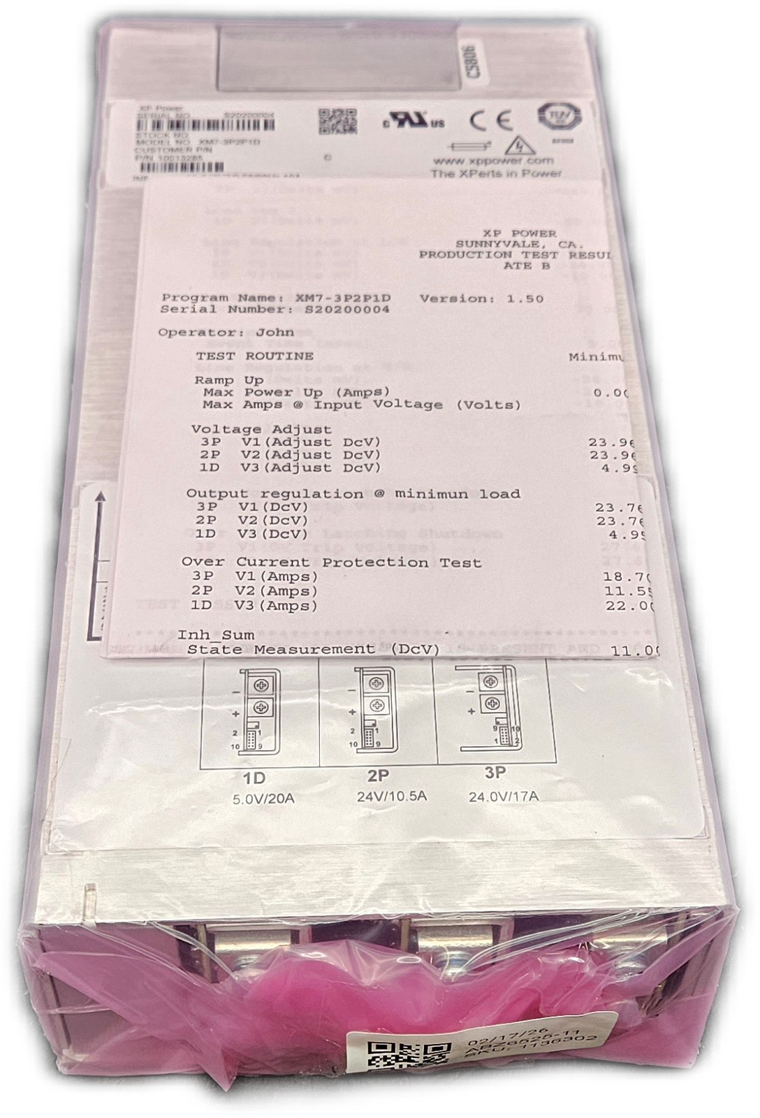 XP Power fleXPower XM7-3P2P1D 3500W Medical Configurable Server Power Supply