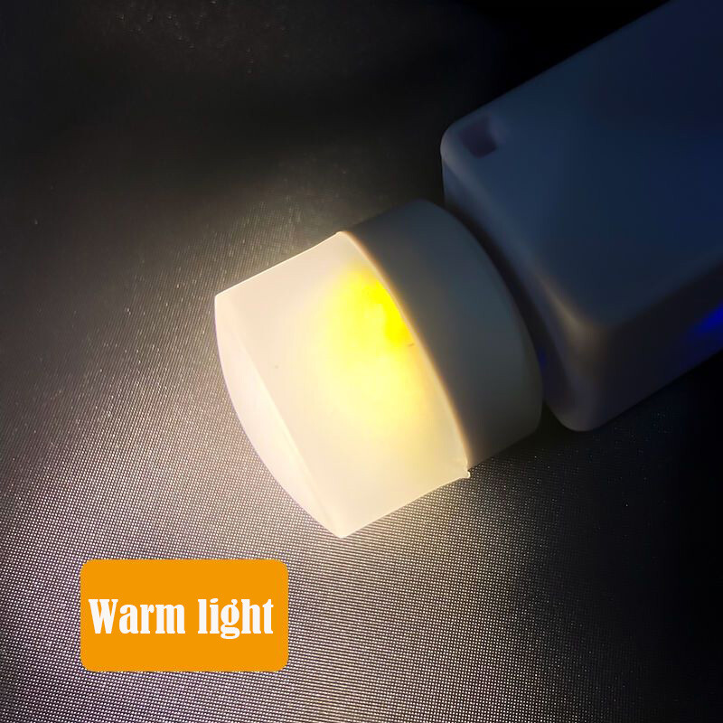 10 Pack Mini USB LED Atmosphere Light - Plug & Play for Car Home Office