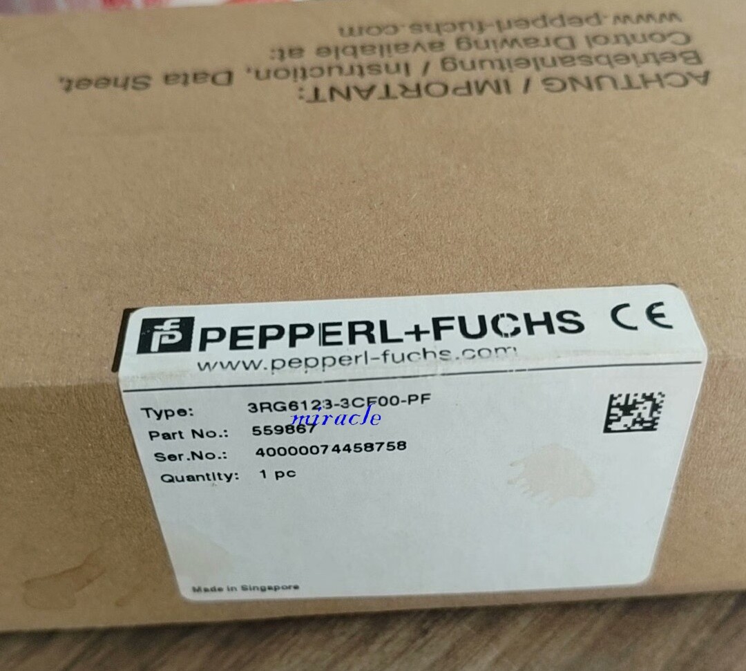 1pc new P+F 3RG6123-3CF00-PF Ultrasonic Switch Probe 3RG6123-3CF00-PF
