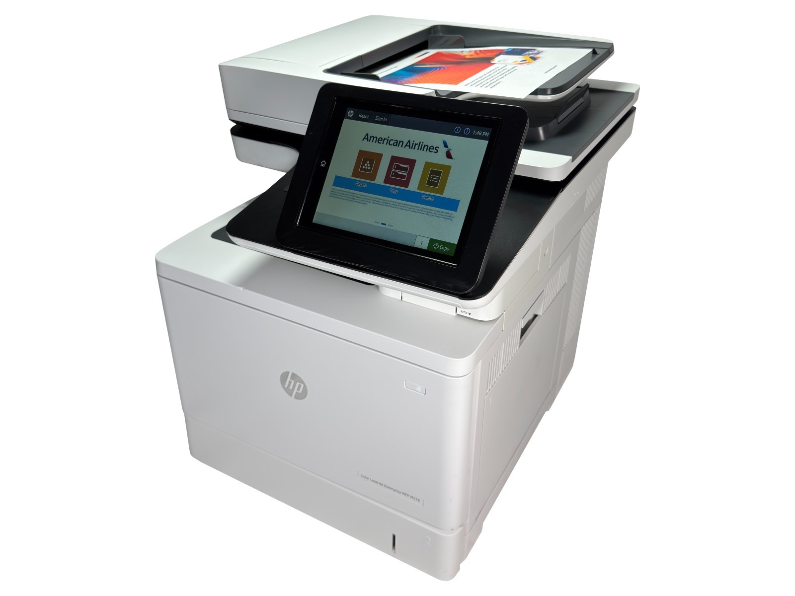 Expertly Serviced🥇HP Color LaserJet Enterprise MFP M578dn Duplex Laser Printer