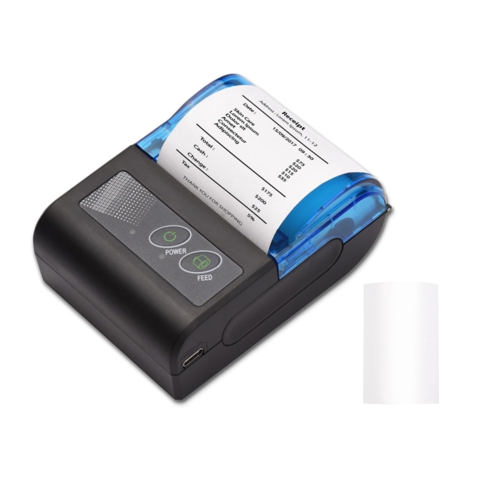 Receipt Printer, Sunydog Portable Mini Thermal Receipt Printers USB Receipt Bill