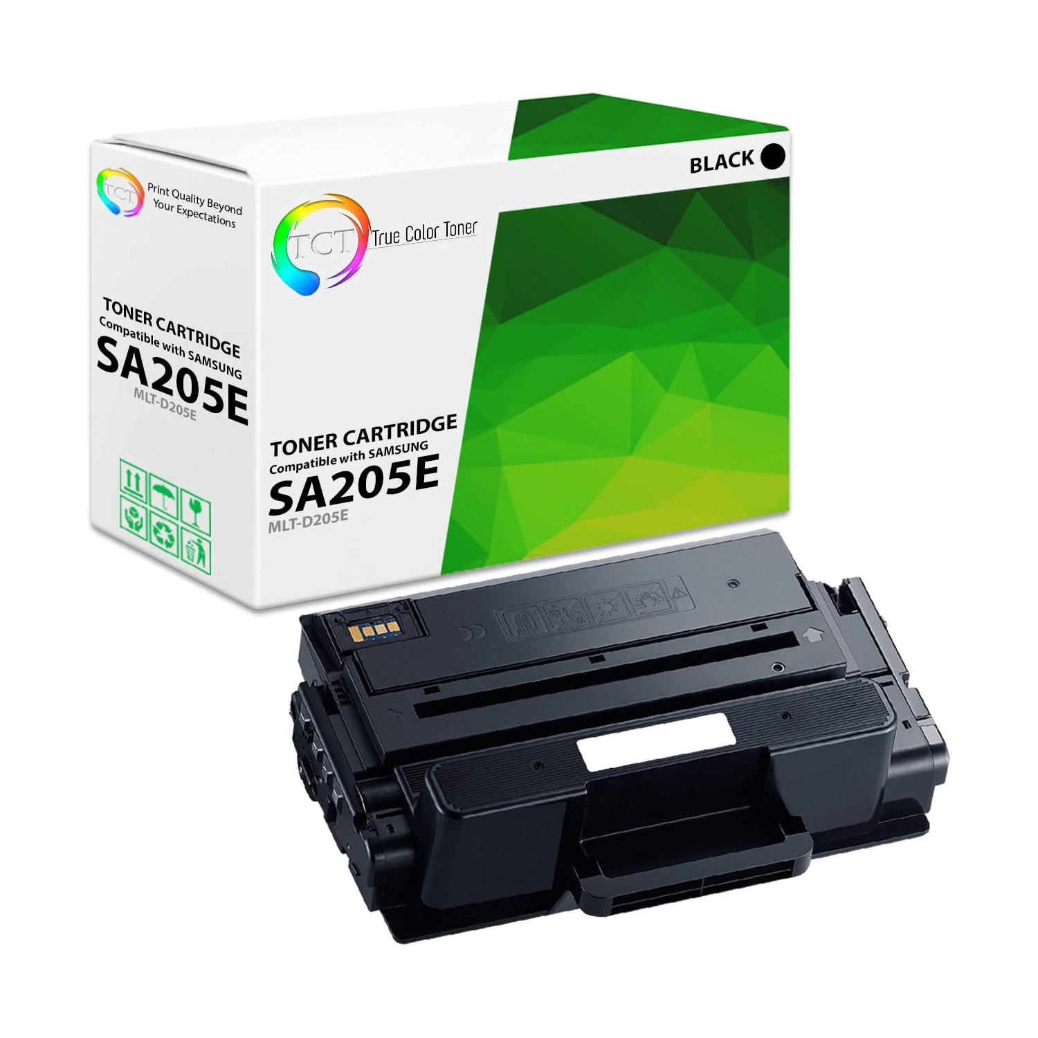 TCT Premium MLT-D205E Black For Samsung ML-3710, 3712DW Compatible Toner