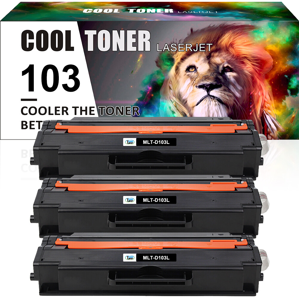 Toner Cartridge Set for Samsung MLT-D103L SU720A ML-2955DW SCX-4729FW SCX-4729FD