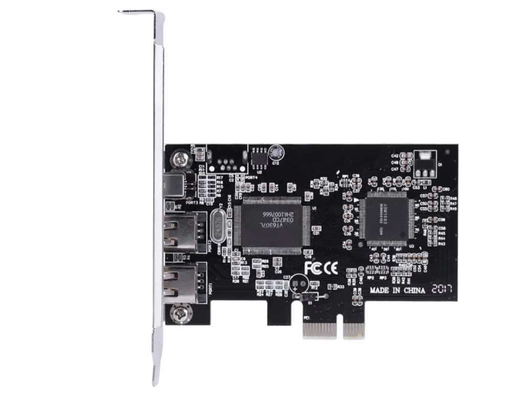 FireWire 1394a Controller Card, Works with FireWire 800 and 1394a Devices, FireW