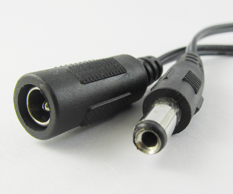 50pcs DC Power Convert Cable 5.5x2.1mm DC Power Female to 5.5x2.5mm Male 17cm