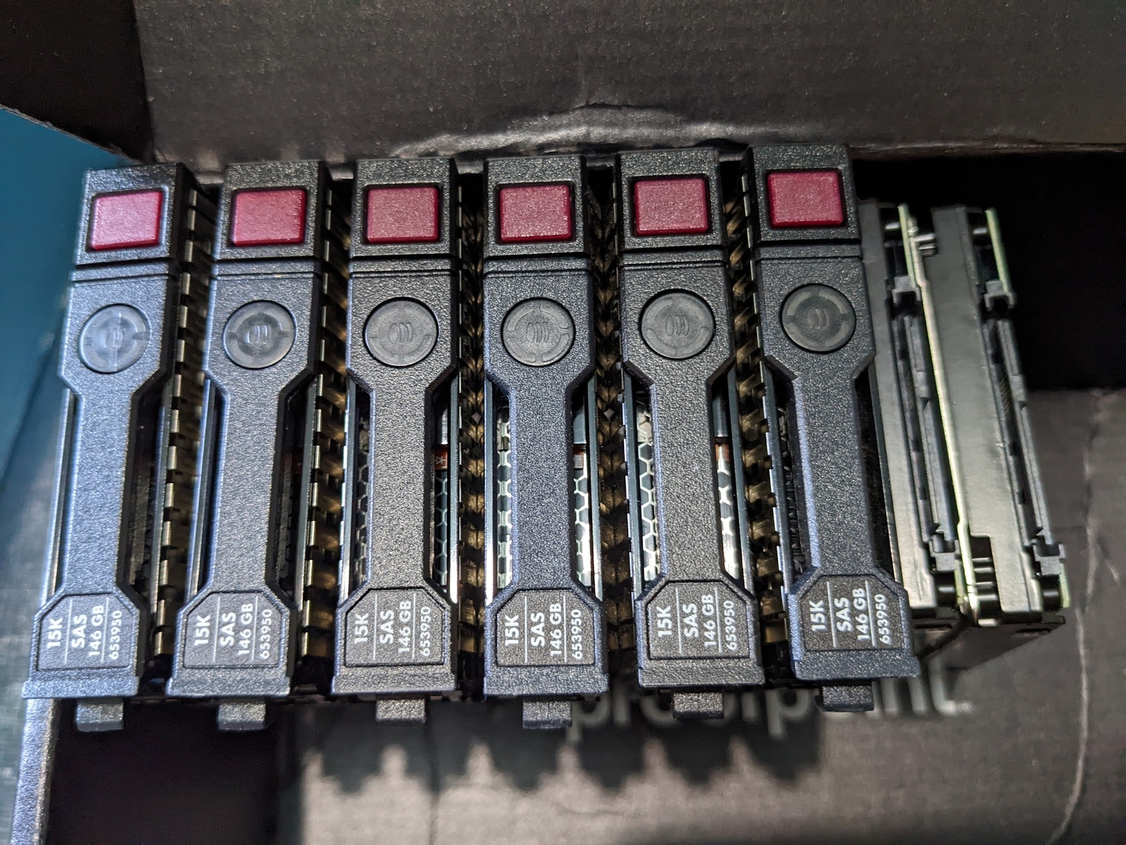 HP 146G 15K SAS 2.5” HARD DRIVES