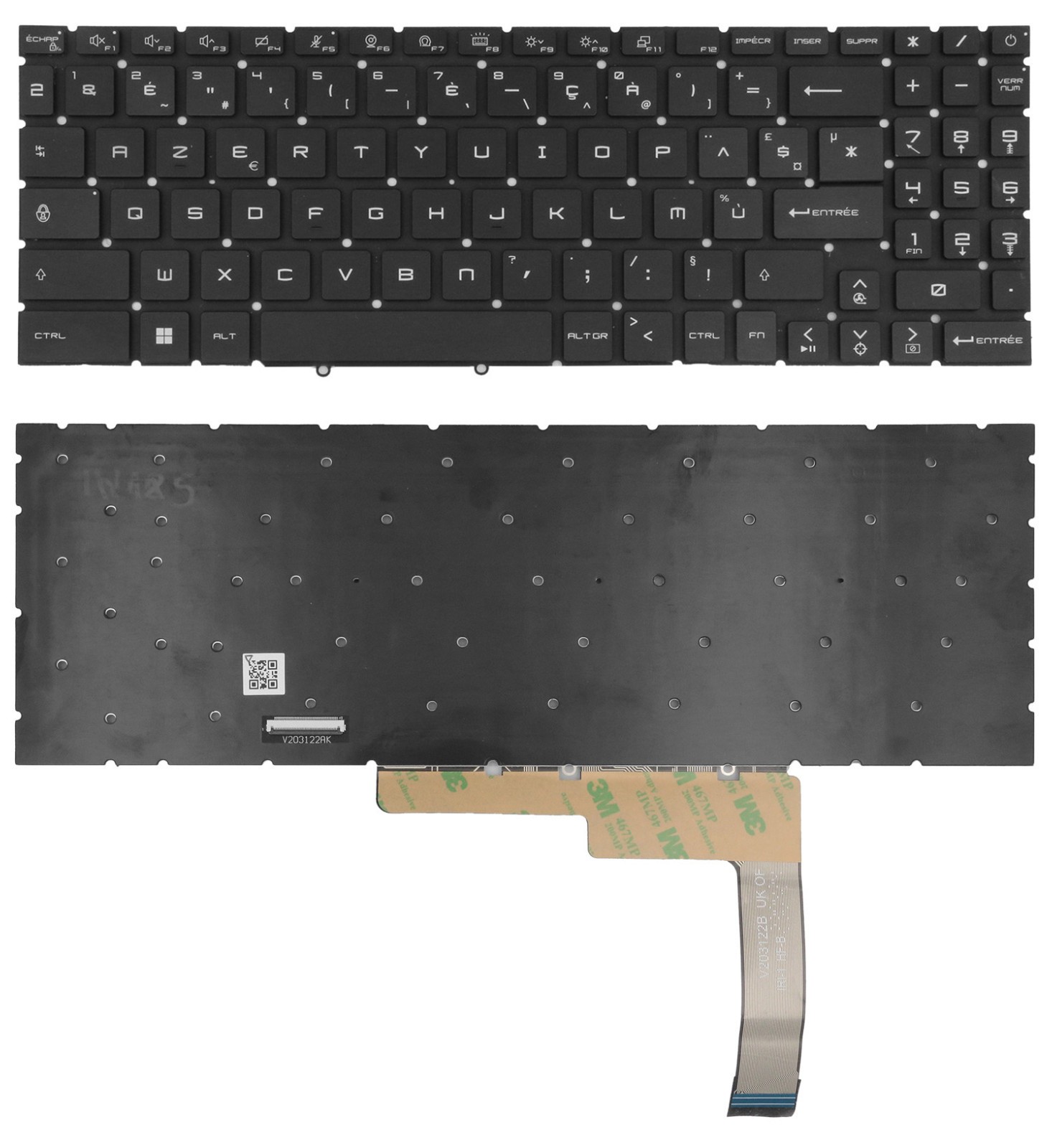 Original FRENCH Keyboard MSI Stealth 16 A13VG A13VF A13VE MS-15F2 Per-Key RGB