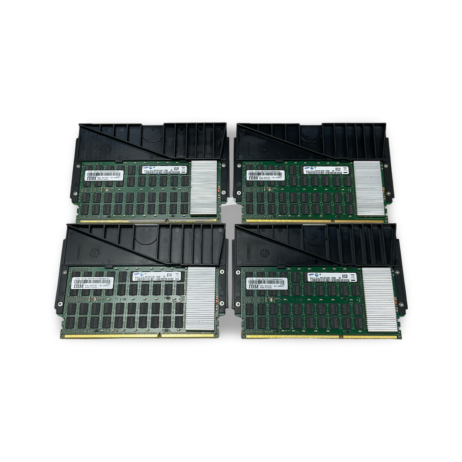 Lot Of 4 Samsung M351B2G73DB0-YK0 16GB DDR3-1600 ECC CDIMM IBM 00LP781