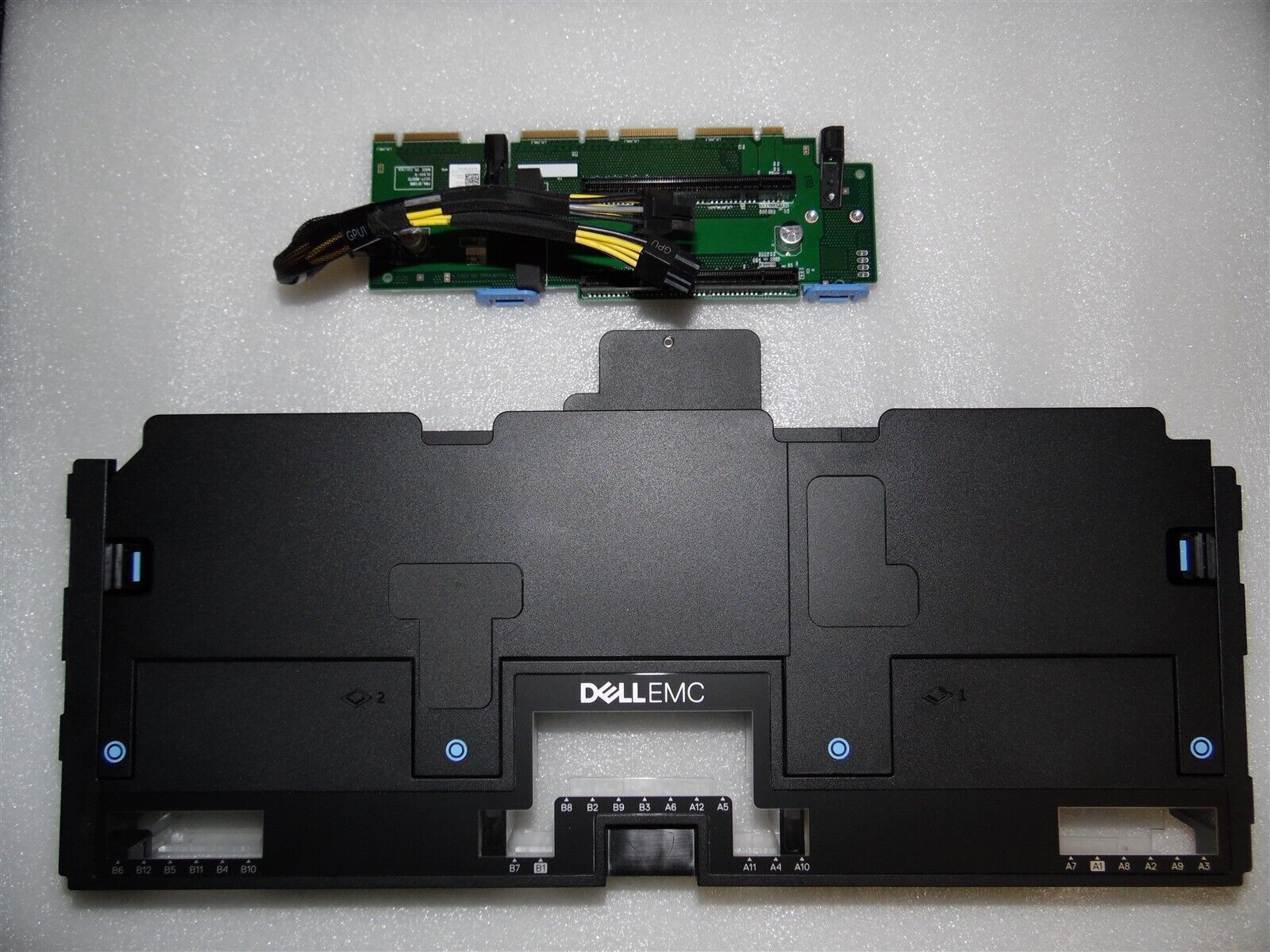 DELL EMC POWEREDGE SERVER R740 R740xd SHROUD RISER 1 GPU CABLE KIT RFFDP MDDTD