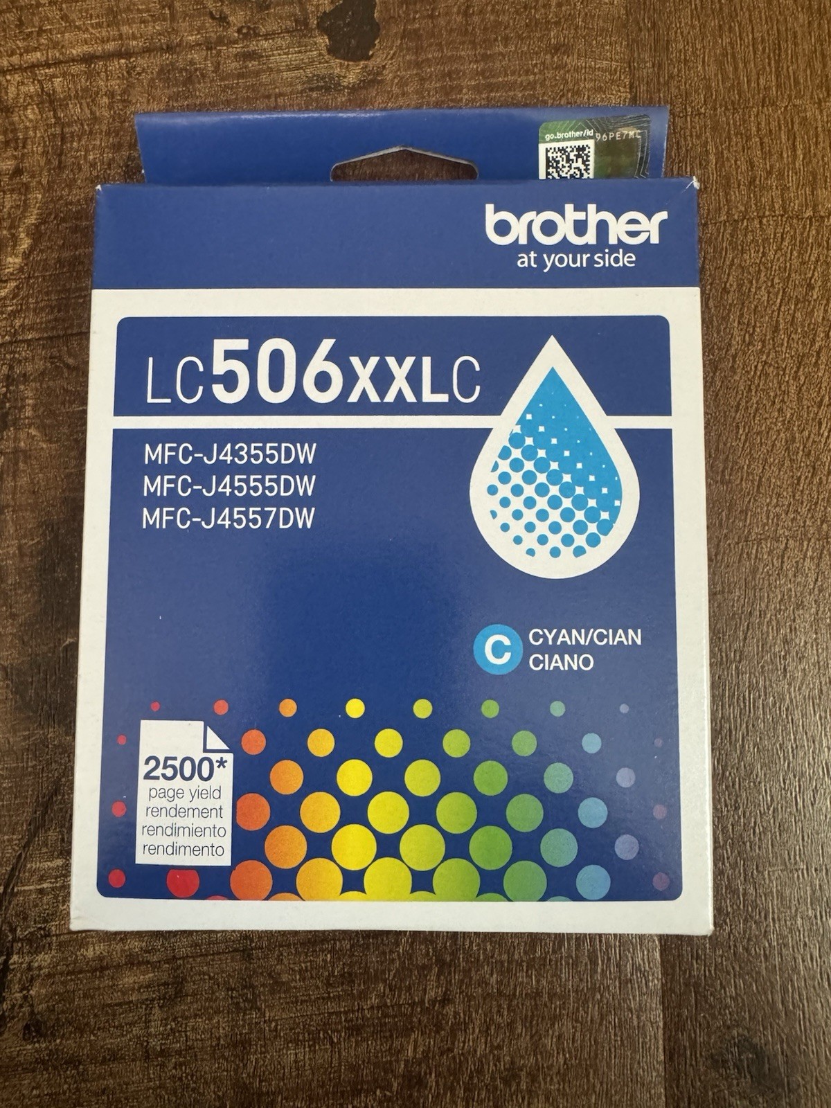 Brother Genuine LC506XXLC Super High Yield Cyan Ink Cartridge NEW/UNUSED