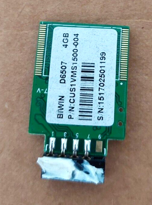 Biwin 2.0 USB DOM Vertical 4GB SSD hard drive D6507 VMS1500 / WD-004 INTERNAL