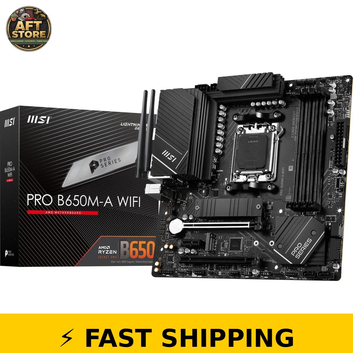 MSI PRO B650M-A WiFi Motherboard for AMD Ryzen 7000 Series