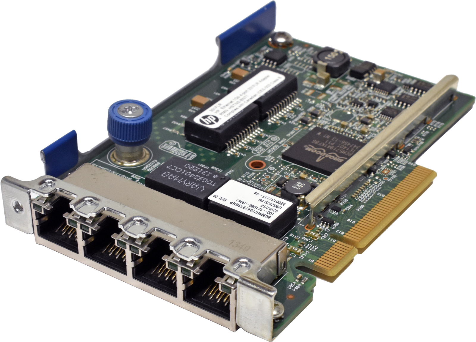 HP 331FLR 4-Port PCIe x8 Gigabit Ethernet Network Adapter 629133-001 634025-001 