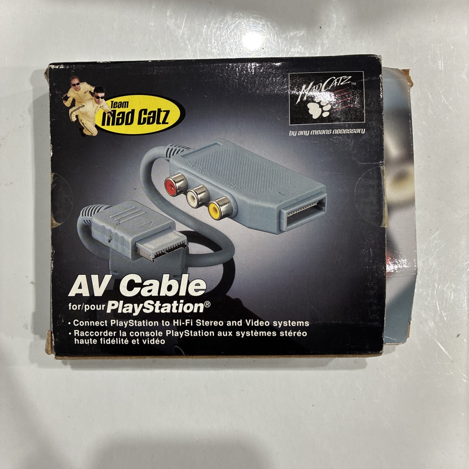 Mad Catz Playstation  AV CABLE, Multi AV Cable New