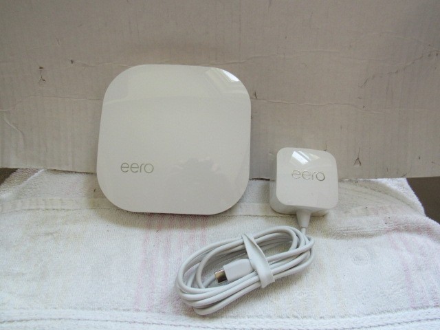 EERO BRAND. MODEL #B010001. 2 AVAILABLE. INTERNET RANGE EXTENDERS.  WORK. USED