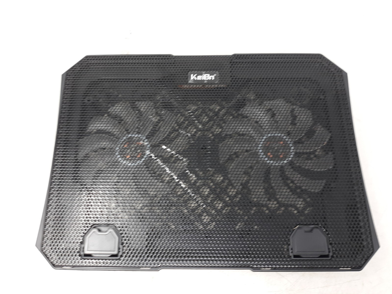 KeiBn Laptop Cooling Pad Dual Fan USB Adjustable Speed Ergonomic Black