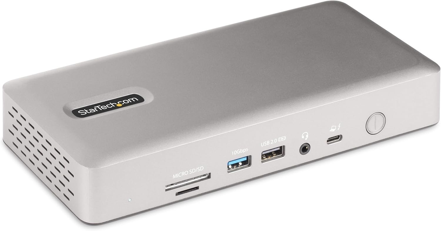 StarTech Thunderbolt 4 Docking Station 132N-TB4USB4DOCK Dual 4K USB4 100W PD Lap