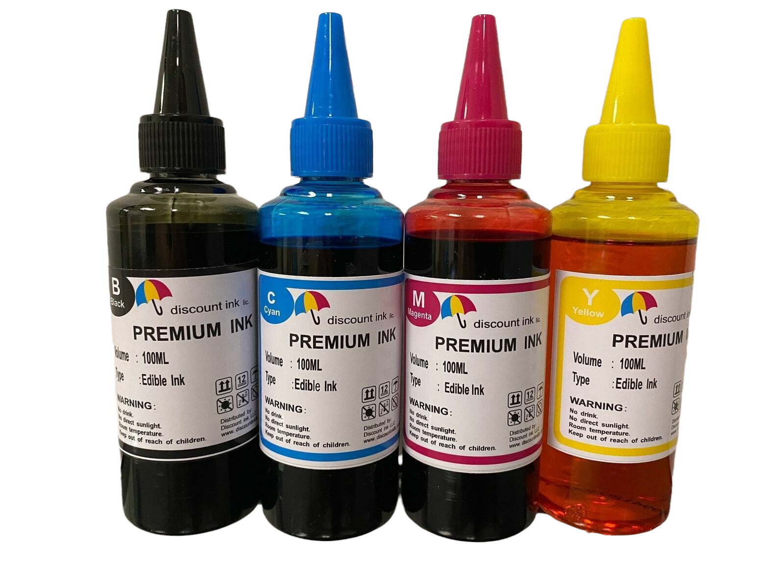 Edible Ink for Canon And Epson Printers 400ml Bottles Frosting Icing Wafer paper