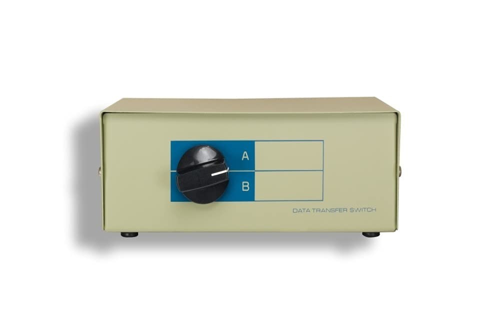 Kentek RJ11 2Way Manual Switch Box Phone Jack Female IO AB Port DW-RJ11AB