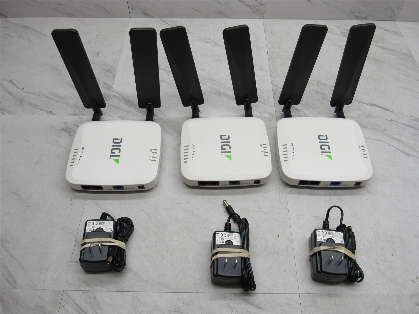 3 LOT Digi EX15 Cellular Extender Accelerated Model ASB-1003-CM11-GLB + Adapters